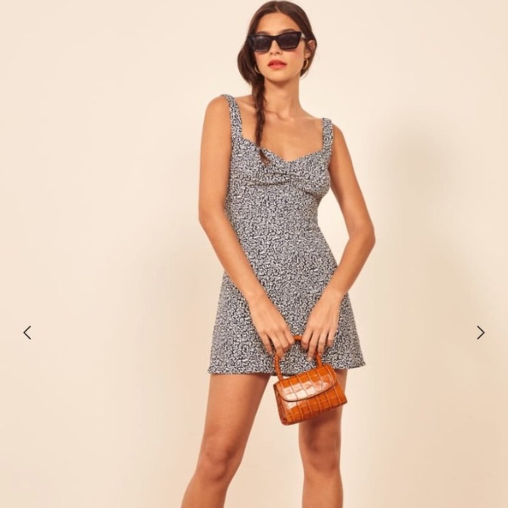 Reformation Fairfax Mini Dress in Doodle